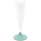 Plast Champagneglas Mintgrøn