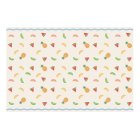 Frugtmotiv Papirdug Beige