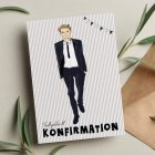 Konfirmation Invitationer Dreng