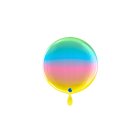 Regnbue Kugle Folieballon