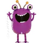 Monster Folieballon Lilla