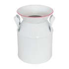 Mælkekande Vase Hvid/Rosa