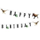 T-Rex Happy Birthday Guirlande