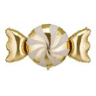 Slik Folieballon Guld/Beige