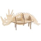 Dinosaur Display Stativ I Træ