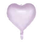 Hjerte Folieballon Pastel Lilla