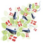 Luksus Student Servietter Blå