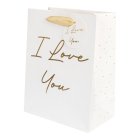 I Love You Gavepose Hvid