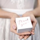 Thank You Gaveæsker Rosaguld/Hvid