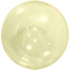 Transparent Rund Ballon Gul