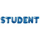 Student Folieballoner Blå