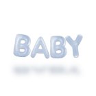 Baby Ballonguirlande Pastelblå