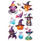 Søde Halloweenfigurer Klistermærker