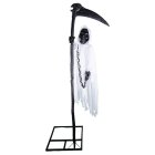 Bevægende Grim Reaper Med Lyd & Lys Hvid