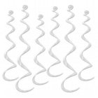 Metalliske Swirls Hvid