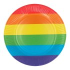 Pride Paptallerkener Regnbue