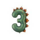 3-Års Dinosaur Tal Folieballon