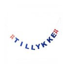 Tillykke Guirlande Blå