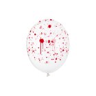 Blodstænk Latexballoner Transparent