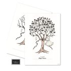 Konfirmation Fingeraftryk Plakat Pige Sort