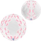 Fodaftryk Folieballon Lyserød