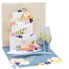Blomster Kage Pop-Up Kort