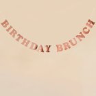 Birthday Brunch Guirlande Rosaguld