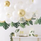 Ballonbue Krom Guld/Hvid