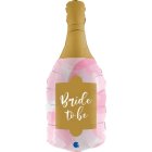 Champagneflaske Bride To Be Folieballon