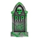 RIP Gravsten Med Kranium Grøn