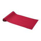 Riflet Velour Bordløber Rød