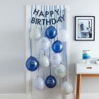 Happy Birthday Dør Festpakke Blå