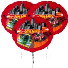Hot Wheels® Rund Folieballon Rød