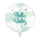 Hello Baby Folieballon Grøn