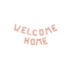 Welcome Home Folieballon Rosaguld