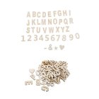 Selvklæbende Træbogstaver & Tal