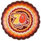 70'er Retro Paptallerkener