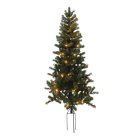 Kunstigt Udendørs Juletræ LED 150 x 90 cm Klasse B+