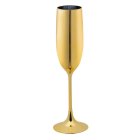 Plast Champagneglas Guld