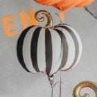 Græskar Folieballon Creme/Sort