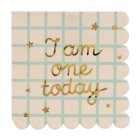 I Am One Today Servietter