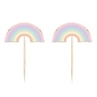Pastel Regnbue Kagepinde