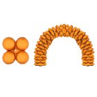 Folieballon Ballonbue Orange