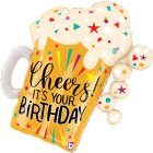 Ølkrus Happy Birthday Folieballon