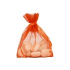 Satinbånd Organzaposer Orange