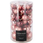 Disco Julekugler Pink