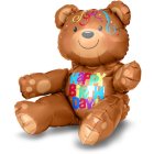 Happy Birthday Bamse Folieballon