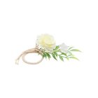 Servietring Hvid Rose