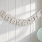 Tillykke Guirlande Sølv