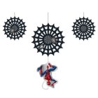 Spider-Man® Hængedekoration Sort